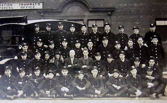 Edinburgh Corporation Tramways Parcels Staff