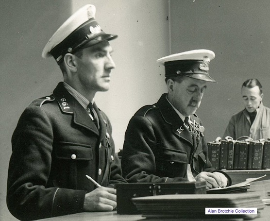 Edinburgh Corporation Tramways conductors 1938