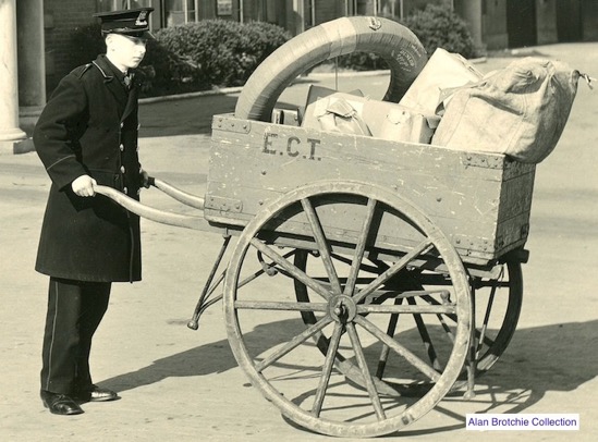 Edinburgh Corporation Tramways Parcels Boy