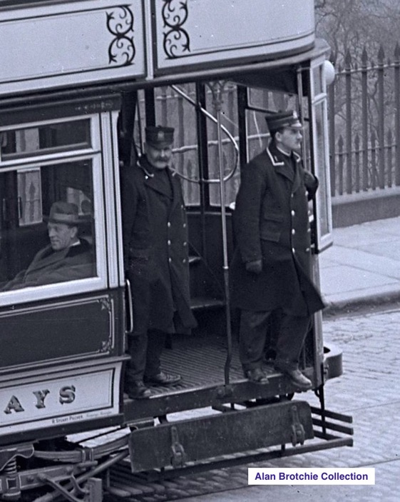 Edinburgh Corporation Tramways inspectors 1924