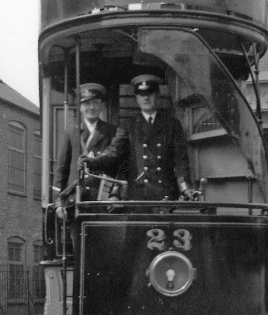 Coventry Corporation Tramways crew