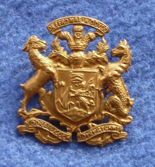 Cardiff Corporation Tramways epaulette badge