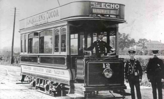 Darlington Corporation Light Railways Eastbourne Tram No 12