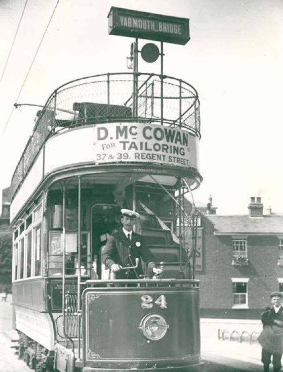 Great Yarmouth Corporation Tramways Tram No 24