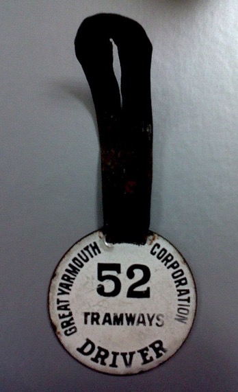 Great Yarmouth Tramways Licence No 52