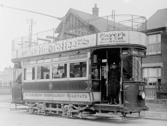 Great Yarmouth Corporation Tramways Tram No 33 at Caister 1932