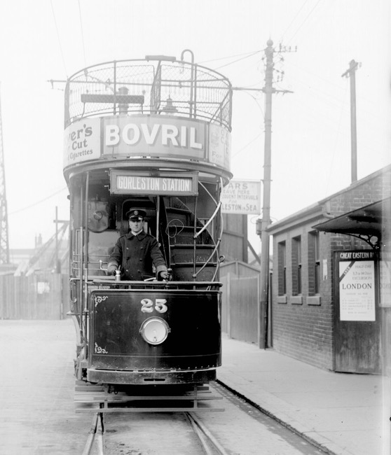 Great Yarmouth Corporation Tramways Tram No 25 at Southtown