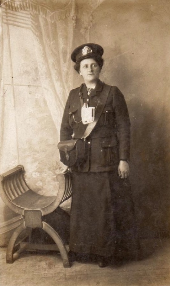 Glasgow Corporation Tramways Great War tram Conductress