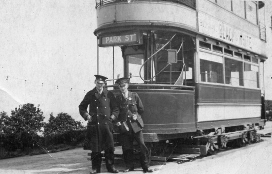 Cleethorpes UDC Tramways tram crew 1937