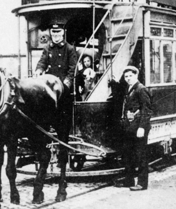 Derby Corporation horse tram crew