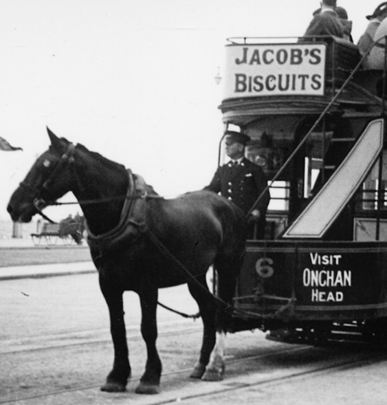 Douglas Bay Tramway Tram No 6 and driver