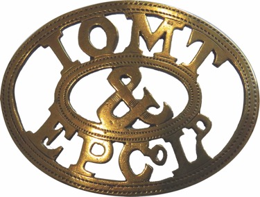 Isle of Man Tramways and Electric Power Company cap badge