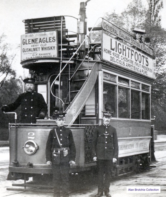 Chester Corporation Tramways Tram No 2 Hough Green