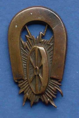 Gravesend and Northfleet Electric Tramways cap badge