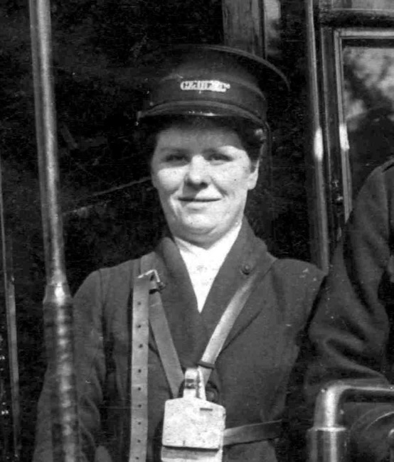 Chatham and District Light Railway Great War tram conductress