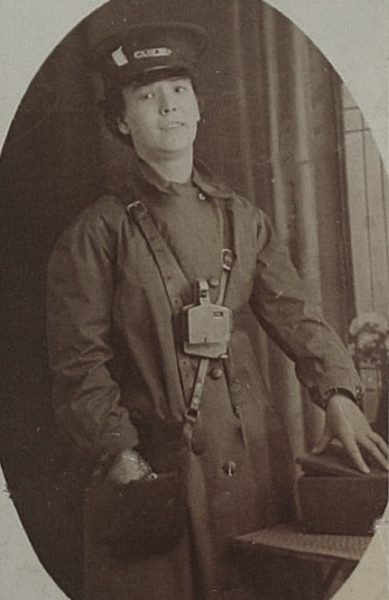 Chatham and District Light Railway Great War tram conductress