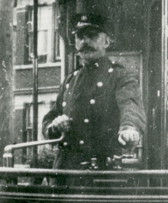 Gloucester Corporation Tramways Edwardian tram driver