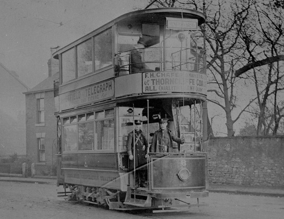 Doncaster Corporation Tramways Tram No 6 at Balby