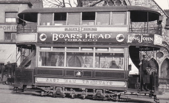 East Ham Tram at Barking
