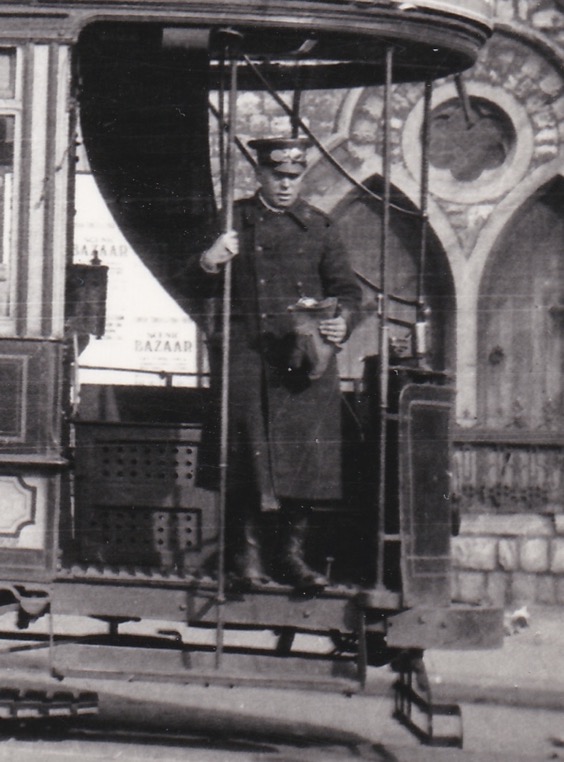 East Ham Tramways tram driver