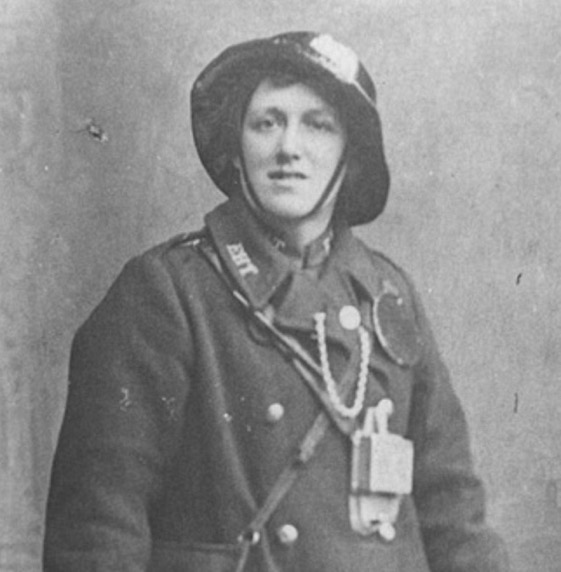 Miss D Turner East Ham's first Great War tram conductress