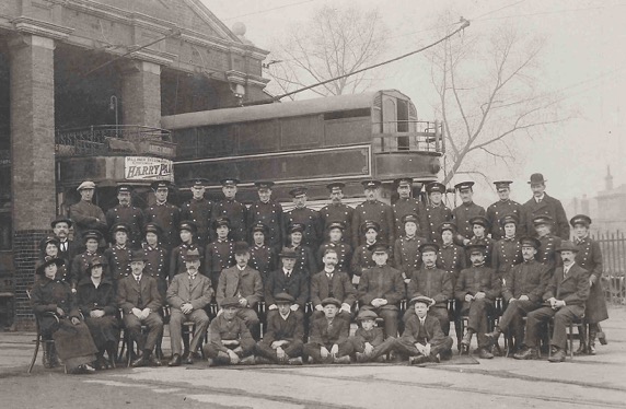 Erith Council Tramways staff Walnut Tree Road depot