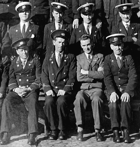 Dublin United Tramways tram inspectors 1932