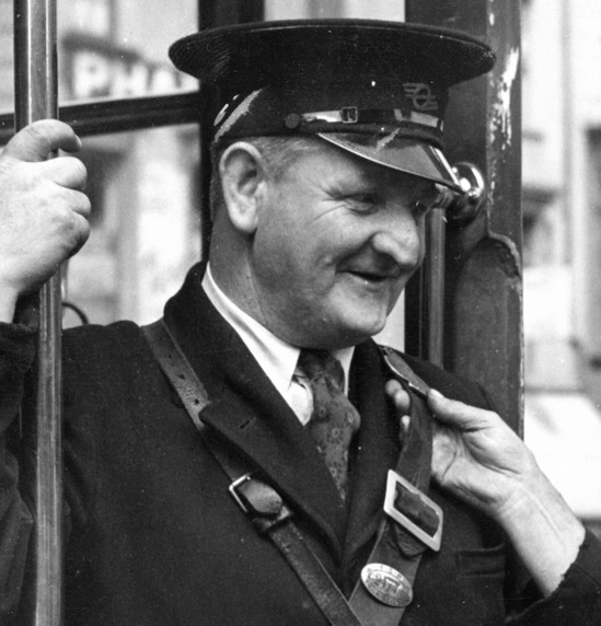 Dublin CIE tram conductor