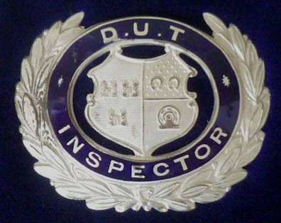 Dublin United Tramways badge