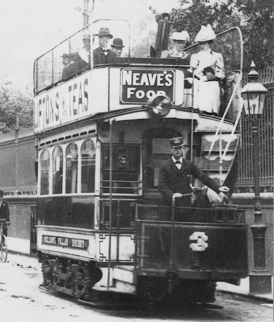 Dublin United Tramways Tramcar No 3 on the Dalkey route