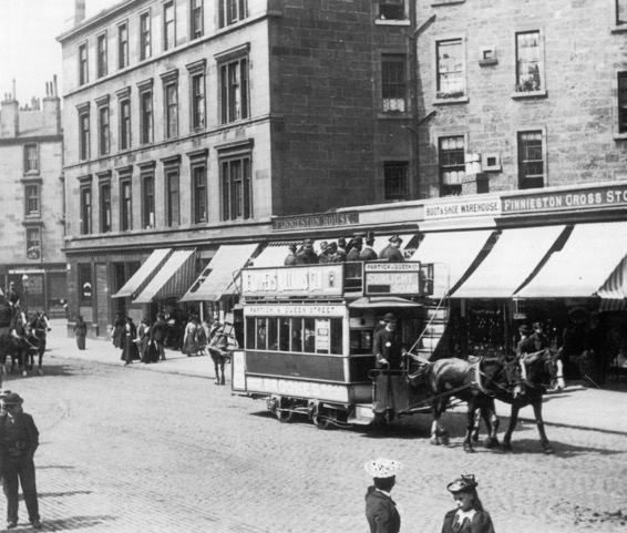 Glasgow Tramways and Omnibus Company Tram No 254 Finnieston Cross