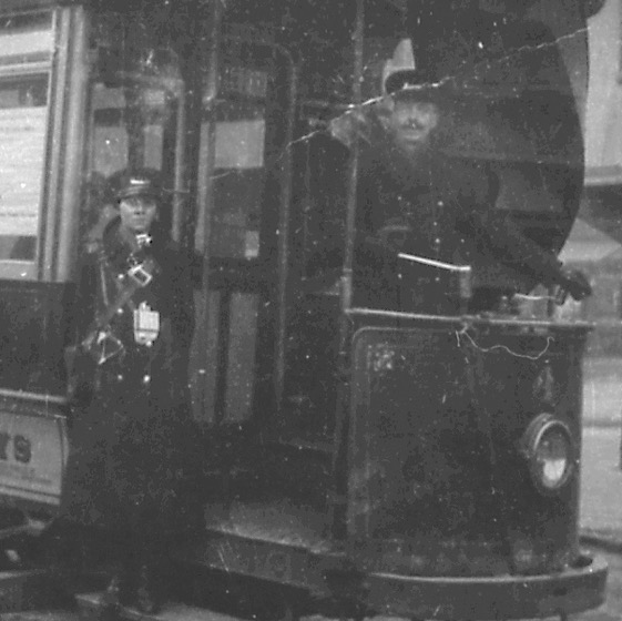 Colchester Corporation Tramways Great War conductress