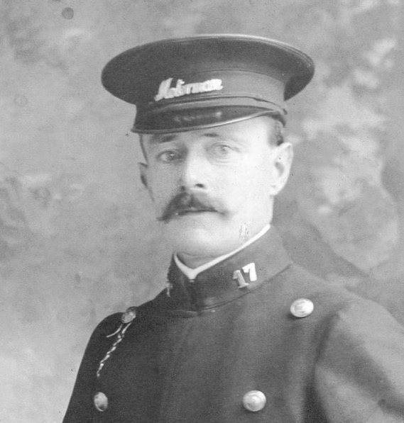 Colchester Corporation Tramways tram driver motorman