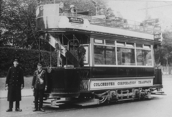 Colchester Corporation Tramways Tram No 6 1920s