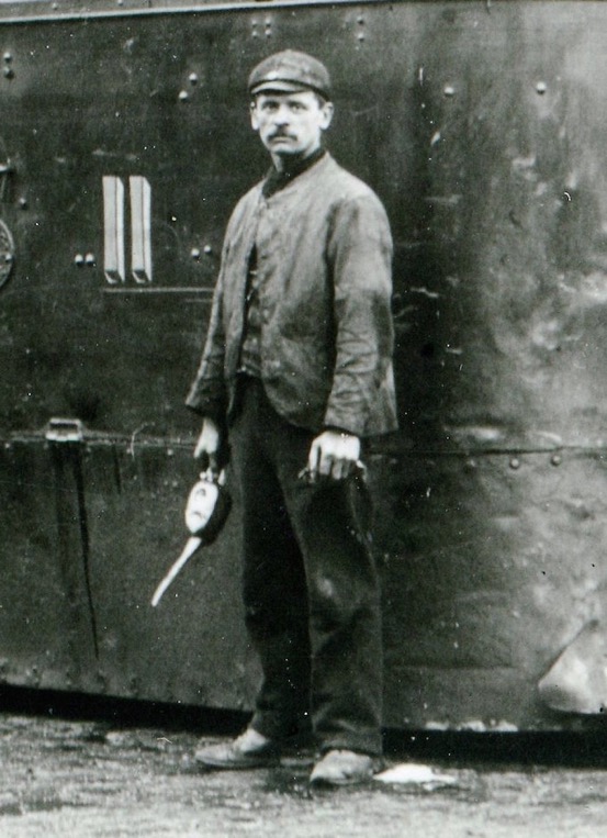 Gateshead and District Tramways steam tram driver