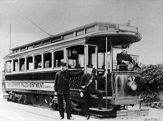 Gateshead and District Tramways Company Tram No 47 and crew 1902