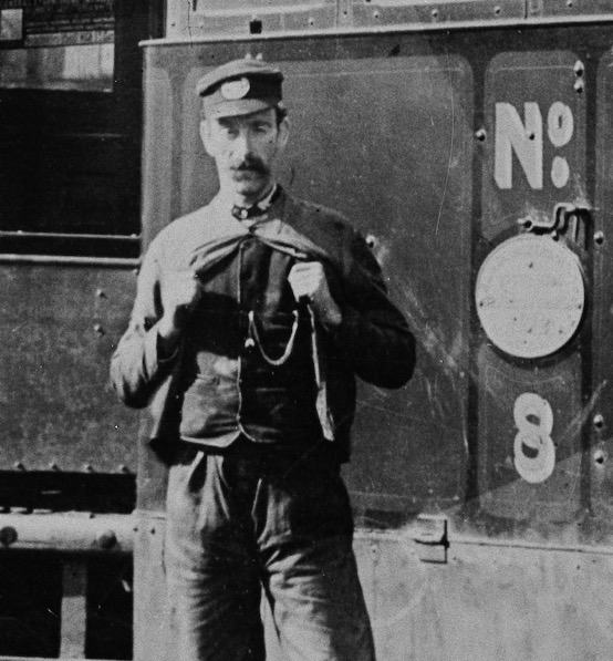 Gateshead and District Tramways Steam tram driver