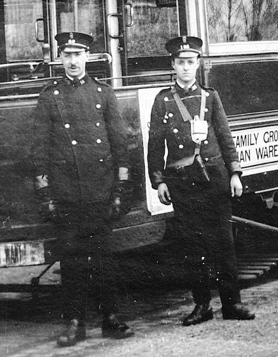 Gateshead and District Tramcar crew mid 1920s