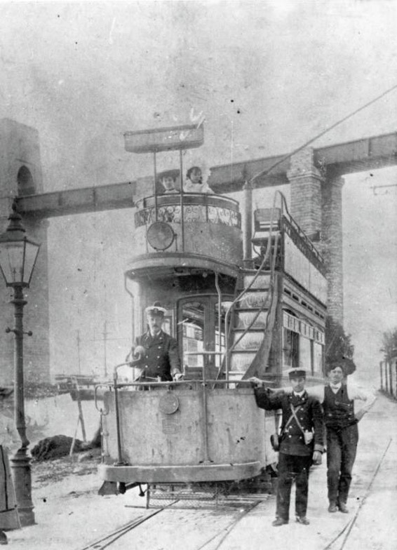 Devonport and District Tramways Tram No 5 at Saltash Passage