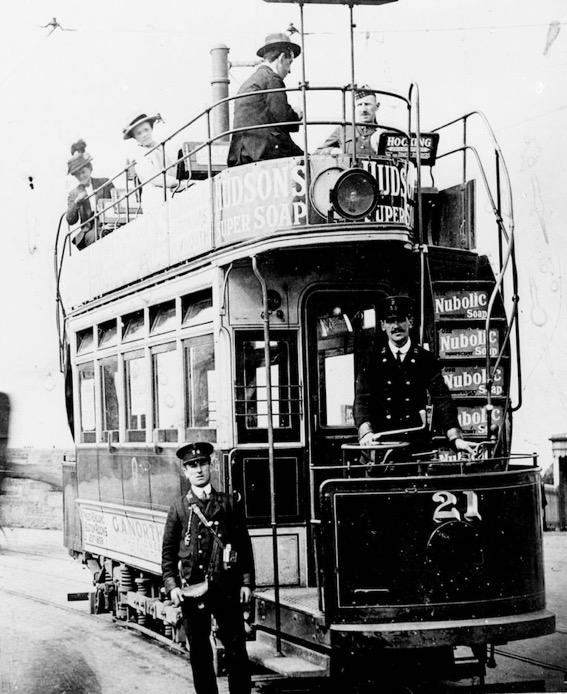Devonport and District Tramways Tram No 21 at St Budeaux