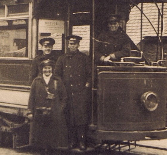 Dundee, Broughty Ferry & District Tramway crew