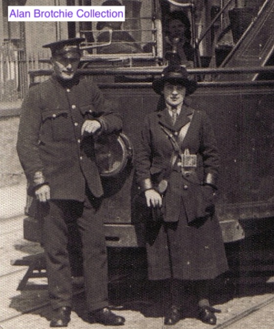 Dundee, Broughty Ferry & District Tramway crew