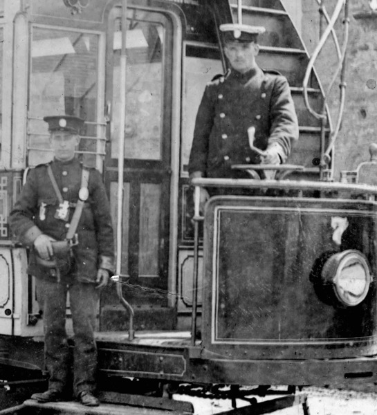 Dundee, Broughty Ferry & District Tramway crew
