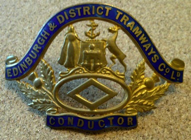 Edinburgh and District Trawmays cap badge