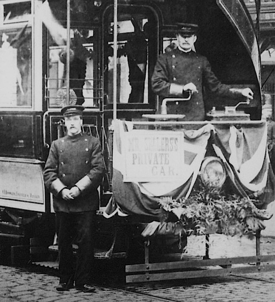 Glossop Tramways opening day