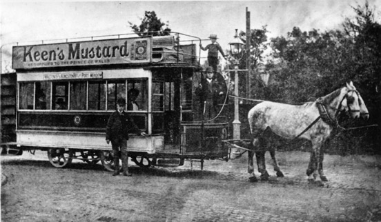 City of Oxford and District Tramways horse tram No 9