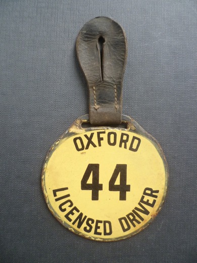 City of Oxford horse tram driver's licence