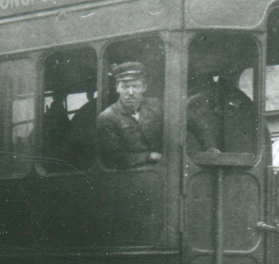 Coventry and District Tramways steam tram driver