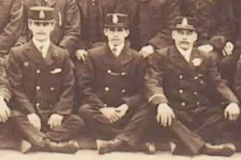 Coventry Electric Tramways staff circa 1895 tram drivers and tram conductors