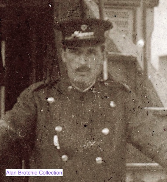 Dunfermline and District Tramways tram driver motorman